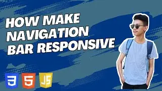How make navigation bar responsive || How to make navbar responsive using html and css
