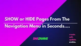 Show/Hide Navigation Pages for Your HR & Recruitment Website (Mobile, Desktop, Tablet)