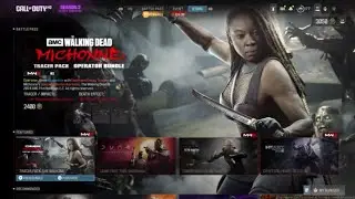 Call of Duty®: MW3- The Walking Dead🧟‍♂️🧟‍♀️Michonne🗡️ Operator Bundle/2400 CP
