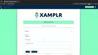 What can you do from the Xamplr home screen?