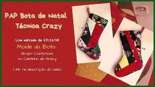 PAP Bota de Natal   Técnica Crazy
