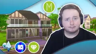 The Sims 4 Build Challenge but I have to change packs every 5 minutes and it kills me inside...