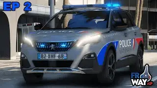EP2 - ON NE SALIT PAS L'UNIFORME!! Braquage & Course Poursuite - Agent 13 viré?! - FrWayRP - GTA RP