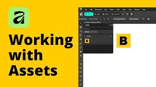 How to Create Assets in Affinity 3