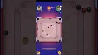 #carrompool He is abuse me Hard 🔥 gameplay carrom dise pool carrom pool Miniclip 🔥#shorts