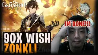 90x WISH PULL GACHA Zhongli Banner - GENSHIN IMPACT