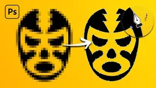 One-click Image to Vector in Adobe Photoshop with this Hidden Tool