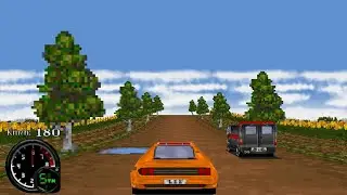 OverHeat PC MS-DOS Gameplay (Single Race/Green Lands)