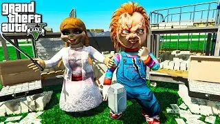 КУКЛА ЧАКИ И АНАБЕЛЬ ГРАБЯТ БАНК НА 90.000.000.$ В ГТА 5 МОДЫ! ОБЗОР МОДА В GTA 5! ИГРЫ ВИДЕО MODS