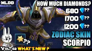 HELCURT  ZODIAC SKIN DRAW - SCORPIO - MOBILE LEGENDS WHAT’S NEW? VOL. 52