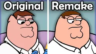 Peter Tries Crack: Original VS Redone | FNF Mods