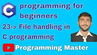 file handling in C programming | C programming tutorial 23 