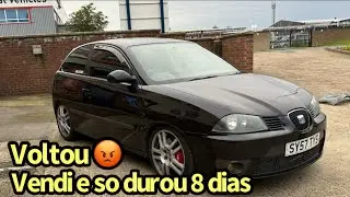 Vendi o meu SEAT IBIZA CUPRA e o rapaz teve um acidente Carro para a sucata !