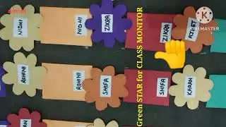 Best idea for attendance / classroom decoration/new tlm ideas #tlm #nipun bharat #classdecoration