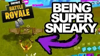 2nd PLACE (being sneaky AF!) | FERTNITE MOMENTS #873287
