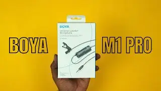 Boya BY-M1 Pro Lavalier Condenser Microphone Unboxing