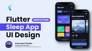 Flutter UI Tutorial - Meditation Sleep App UI Design | Figma to Flutter