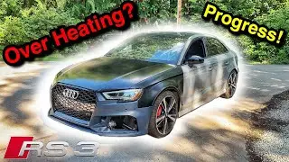 Rebuilding A Badly WRECKED 2019 Audi RS3 From Copart Auto Auctions | Will it Over heat? (Part 4)