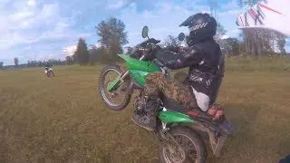Покатушка - Ирбис прет! Часть №3. Irbis TTR, Irbis XR, Kawasaki KDX, Yamaha TT-R