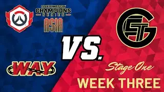 WAY vs From The Gamer | OWCS Korea Stage 1 Week 3