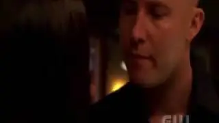 Smallville Lex kiss lana goodnight!