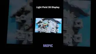 Add Motion Parallax via 3D to a flat-display.