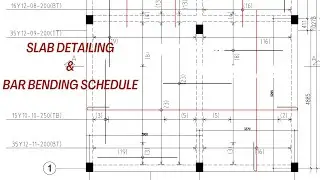 Reading Slab Detailing and Bar Bending Schedule