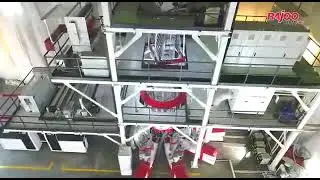 Multilayer blown film machine for flexible packaging industries (3-layer, 5-layer,7-layer)