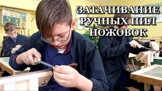 Sharpening hand saws and hacksaws