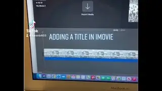 Adding a Title in iMovie on the Mac
