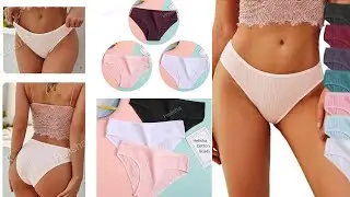 HELISHA Women's Regular wear Soft Cotton Plain Panty  #trending #reel #fashion #pantai #innerwear