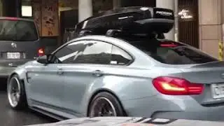 БМВ с  прицепом