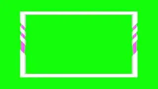 Free Webcam Overlay White Pink Green Screen