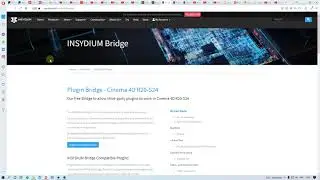 Фишки Cinema 4D ускоряющие работу №3 INSYDIUM BRIDGE запуск старых плагинов на новой CINEMA 4D