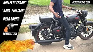 Long Bottle Silencer in BS6 Classic 350 (Punjab Dholki🔥/BaDa Punjab)|Unboxing|Review|Installation