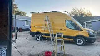🔴 LIVE VAN BUILD FOR  Van Life || SECURING MY ROOF RACK