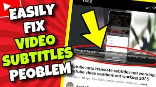 How to fix YouTube Video Captions not Working - Auto Translate Captions & Subtitles Error