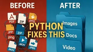 Stop Doing This Manually: Clean Your Messy Folder with Python