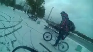 Первый снег. Покатушки, дрифт.