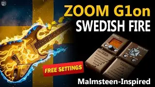 ZOOM G1on Neoclassical Shred Malmsteen-Inspired: TUTORIAL