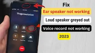 iPhone 7 & 7 Plus ear speaker/microphone not working on call! Voice memos not working fix.