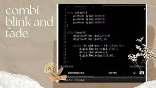 CTECH lesson (STE9): combi blink&fade_arduino