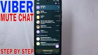 ✅  How To Mute A Chat On Viber 🔴