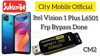 Itel Vision 1 Plus L6501 Frp Bypass Done by CM2