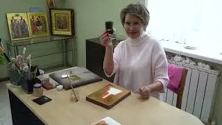 В иконописной мастерской Андрея Калинина