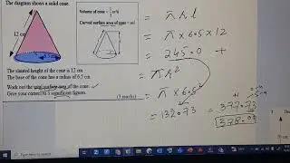 how to calculate volume and surface area of cone and sphere using formula