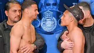 Rolly Romero & Pitbull Cruz SEPARATED BY SECURITY - heated full weigh in & face off video!