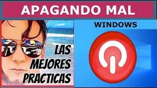 Estás Apagando MAL tu PC laptop. Cambia el comando que ejecuta el botón de apagado