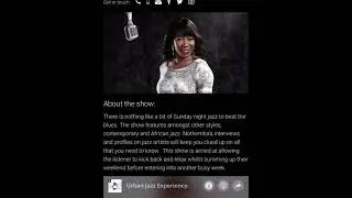 jazzgroupiez interview with Nothemba on Metro FM (Johannesburg, South Africa)