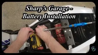 Sharp's Garage - Motorcycle Maintenance - Battery Install